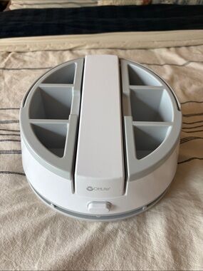 OttLite White Gray Organizer with Light
